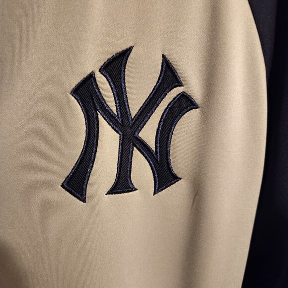 JH Design Reversible Jacket MLB New York Yankees Navy/Gray Polyester Mens 2XL - Picture 6 of 10